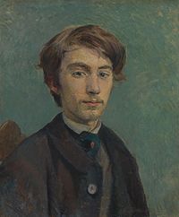 Portret din 1886 de Toulouse-Lautrec