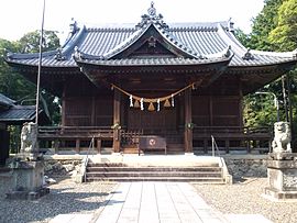 二川八幡神社 拝殿