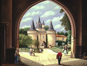 Le château des roches Baritaud par Raphaël Toussaint.jpg