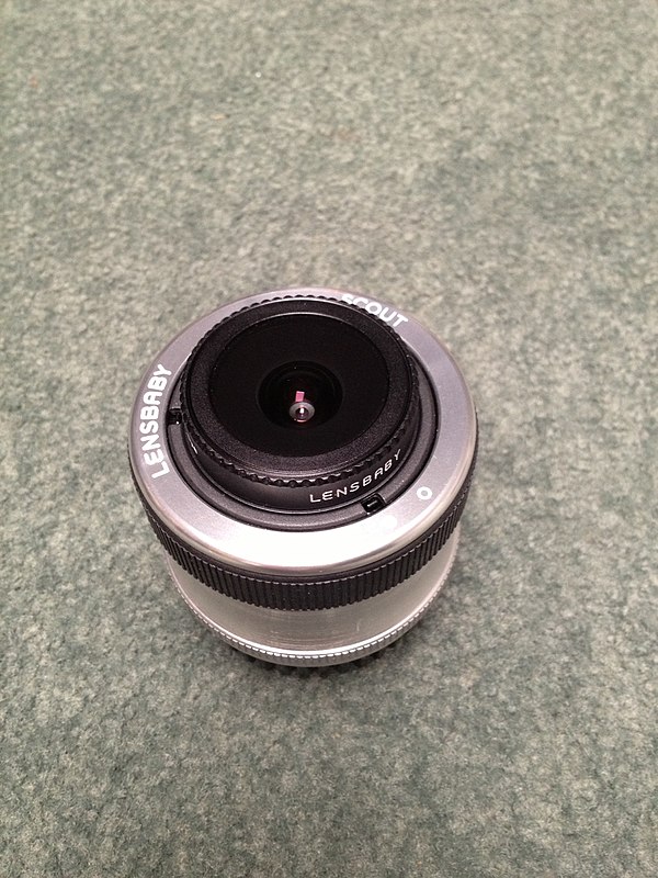 Lensbaby Scout installed with Fisheye Optic