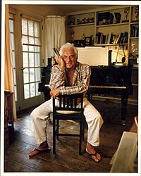 Leonard Bernstein in his Fairfield home studio, c. 1988 Leonard Bernstein in his studio at his home, Fairfield, CT 1988.jpg