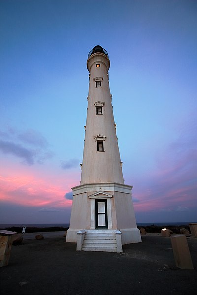 File:Lighthouse at dawn.jpg