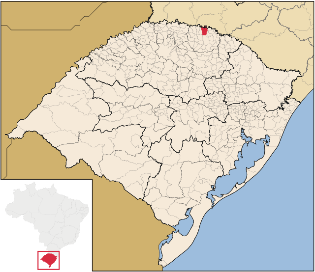 Localização de Aratiba no Rio Grande do Sul