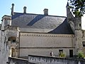 Nouveau Logis of the Logis Royal, south-western aspect, with entrace to the oratorio of Anne de Bretagne at the left