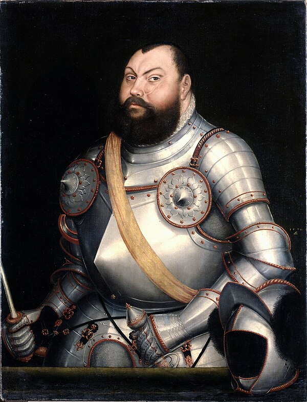 John Frederick I of Saxony by Lucas Cranach the Younger.