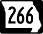 Route 266 marker