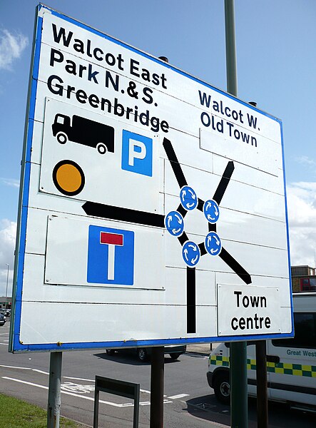 File:Magic Roundabout Sign, Swindon.jpg