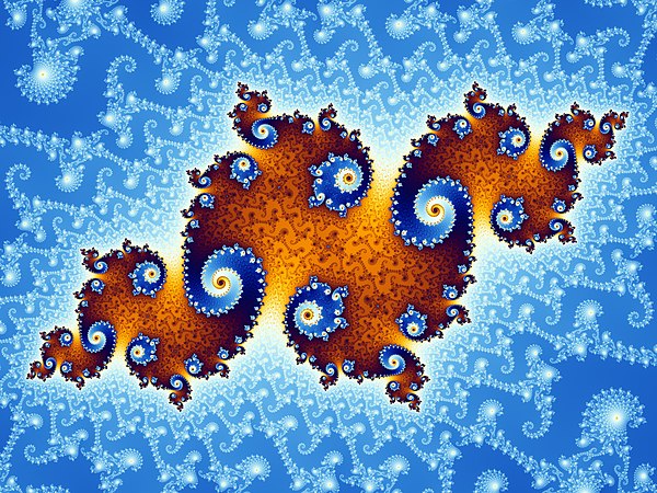 Mandelbrot set at islands