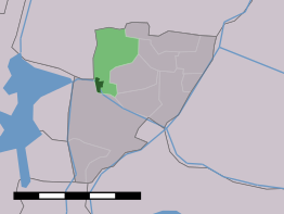 Kaart van West-Graftdijk