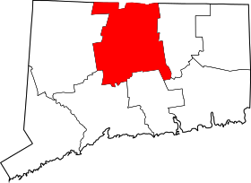 Localisation de Comté de Hartford