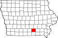 Map of Iowa highlighting Monroe County.svg