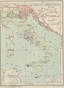 Famosa mappa della città italia napoli stampa su tela pittura