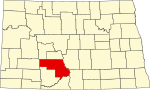 List Of Counties In North Dakota: Wikimedia list article