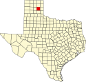 Map of Texas highlighting Gray County.svg