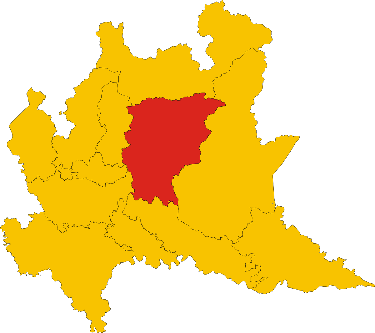 Fișier:Map Province of Bergamo.svg