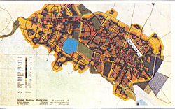 Plan grada Mašhada iz 1975.