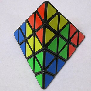 A Master Pyraminx with every color on its sides