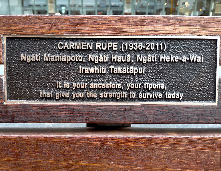 File:Memorial plaque for Carmen Rupe.jpg