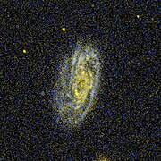 M88 en ultraviolet par le télescope spatial GALEX.