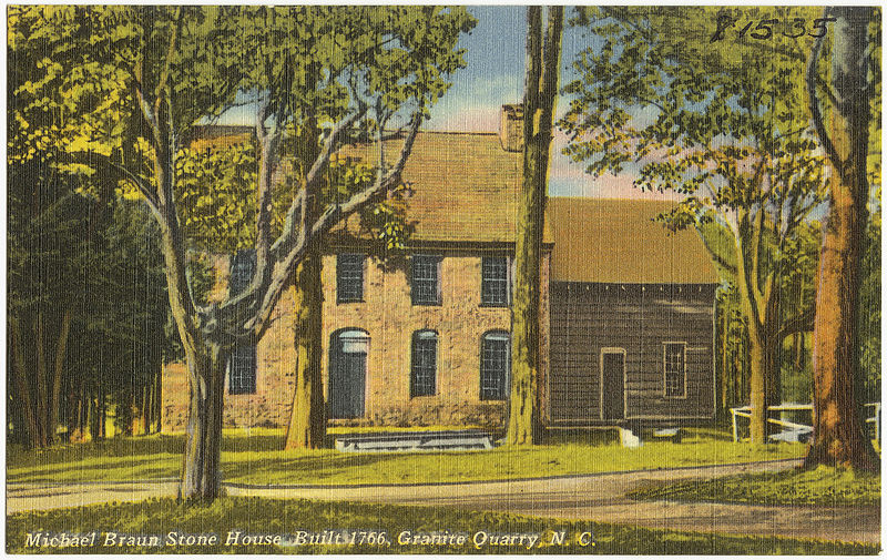 File:Michael Braun Stone House, built 1766, Granite Quarry, N. C. (5811458557).jpg