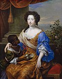 Портрет Луизы Рене де Керуай. 1682. Холст, масло. Национальная портретная гелерея, Лонлон