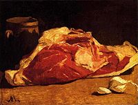 Still Life with Meat Monet - Stilleben mit Fleisch.jpg