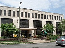 Montclair Municipal Building, the town's government building Montclair Municipal Building, Montclair NJ (2006).jpg