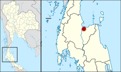 Location of Surat Thani