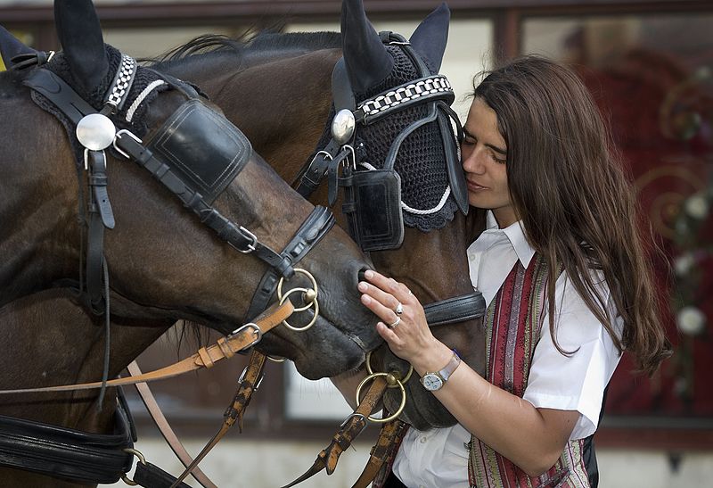 File:Munich - Woman with two horses - 4667.jpg