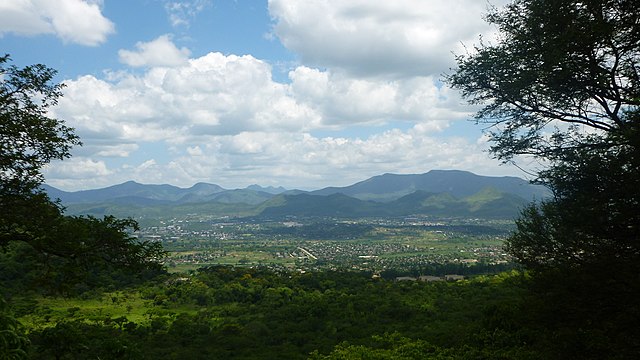 Greater Mutare as viewed from Christmas Pass