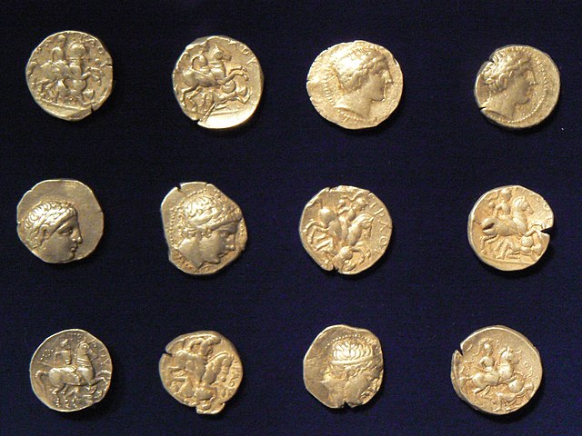 Paeonian silver tetradrachms dated back to the reign of Patraus.