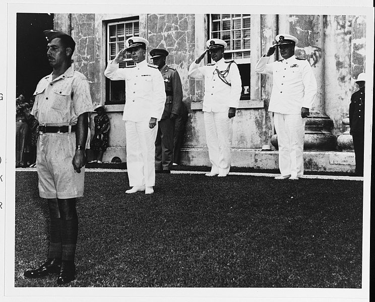 File:NH 90960 Bermuda Admirals Royal E. Ingersoll, Walter K. Kilpatrick and Ingram C. Sowell.jpg