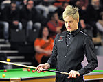 Deutsch: Bild aufgenommen in Berlin während des German Masters im Snooker 2014. Neil Robertson. English: Picture taken in Berlin during the Snooker German Masters in 2014. Neil Robertson.