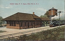 The former New York Central station