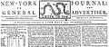 New York Journal or General Advertiser Aug 25 1774