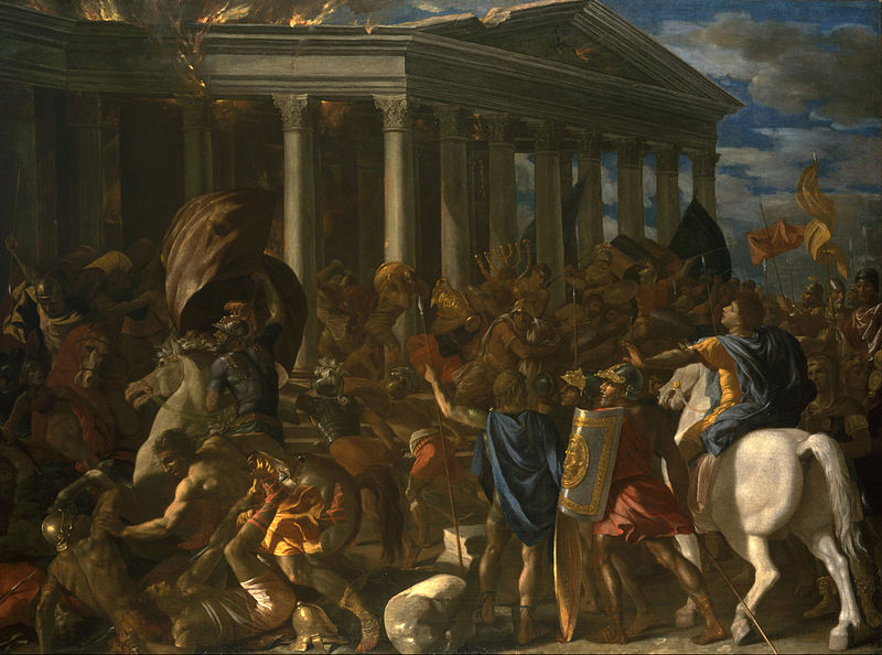 File:Nicolas Poussin - The Destruction and Sack of the Temple of Jerusalem - Google Art Project.jpg