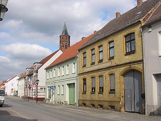 Niemegk Town in Brandenburg, Germany