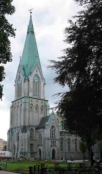 View of the Kristiansand Cathedral