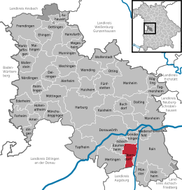 Oberndorf am Lech - Localizazion