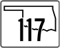 Devlet Karayolu 117 işareti