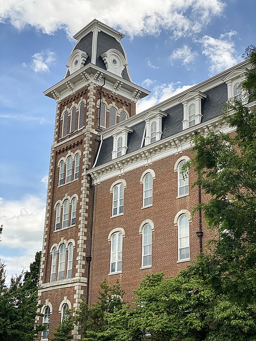 Old Main on the University of Arkansas campus