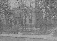 The original hostel at 21-23 Springfield Mount. Demolished in 1908 to allow for the construction of the current building. Original CR Hostel Springfield Mount.jpg