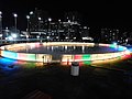 Rink of Dreams at night