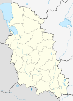 Псковско-печерски манастир на мапи Псковске области