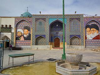 Emamzadeh Haroun-e-Velayat Mausoleum and shrine in Isfahan, Iran