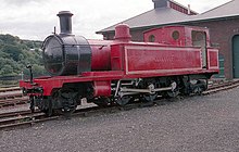 County Donegal Railways Joint Committee locomotive on the railway tracks, 1995 Outside the Foyle Valley Railway Museum, Londonderry - geograph.org.uk - 335259.jpg