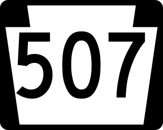 <span class="mw-page-title-main">Pennsylvania Route 507</span> State highway in Pennsylvania, US