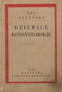 PL Tadeusz Boy-Żeleński - Dziewice konsystorskie.djvu