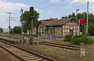 <span class="mw-page-title-main">Ferch-Lienewitz station</span> Train station in Potsdam-Mittelmark, Brandenburg, Germany