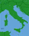 Location in Italy